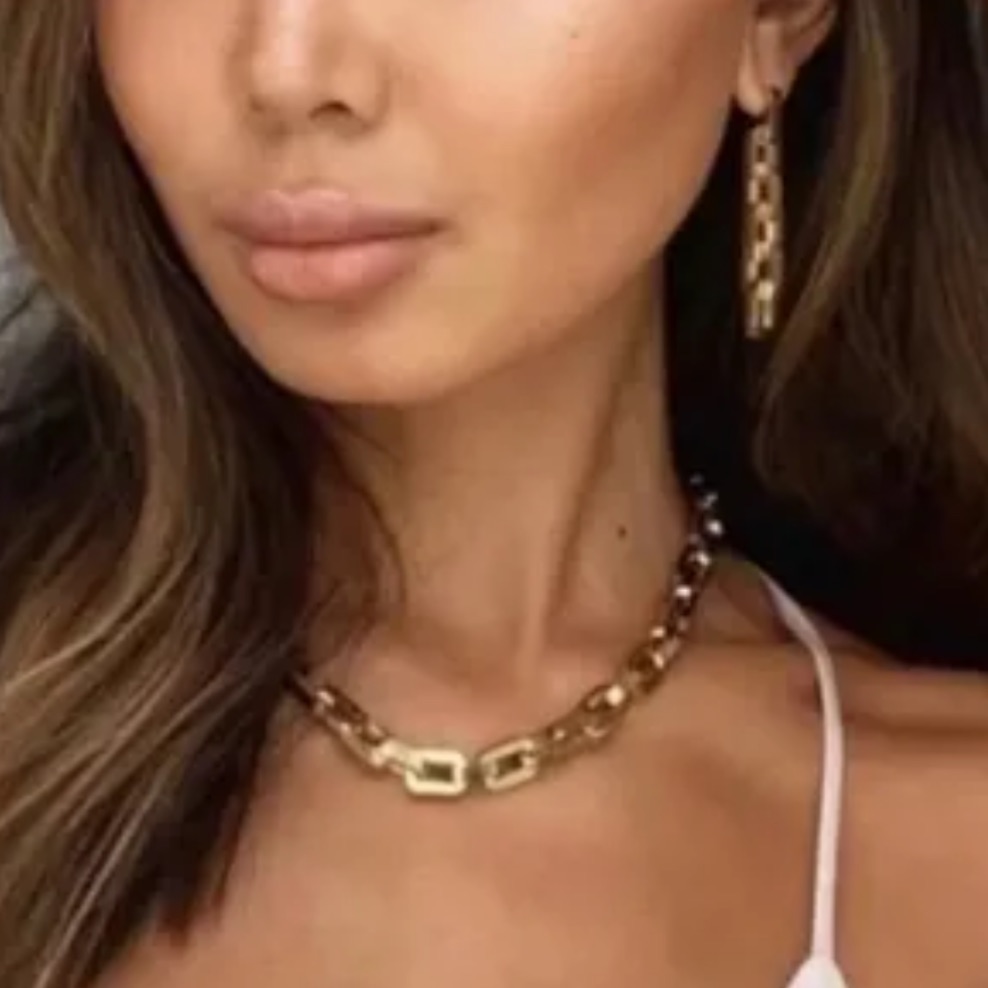 Eddie Borgo Supra Link Drop Earrings And Necklace